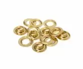 Brass Grommets with Plain Washers | 144 Pairs
