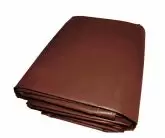 18 oz Brown Heavy Duty Waterproof Vinyl Tarp | 10X 12 | Sale Tarp