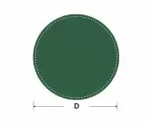 Wind Weighted Baseball Mound Tarps