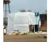 White Hoarding Tarp