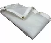 White Mesh Shade Tarps