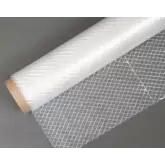 String Reinforced Clear Poly Fabric by the Yard