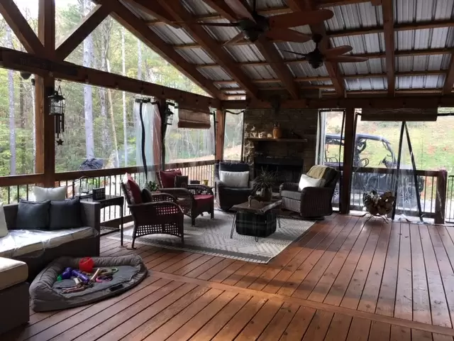 Clear Vinyl Tarps and Curtains Deliver a Comfortable Environment during the Fall and Winter for Outside Living Areas