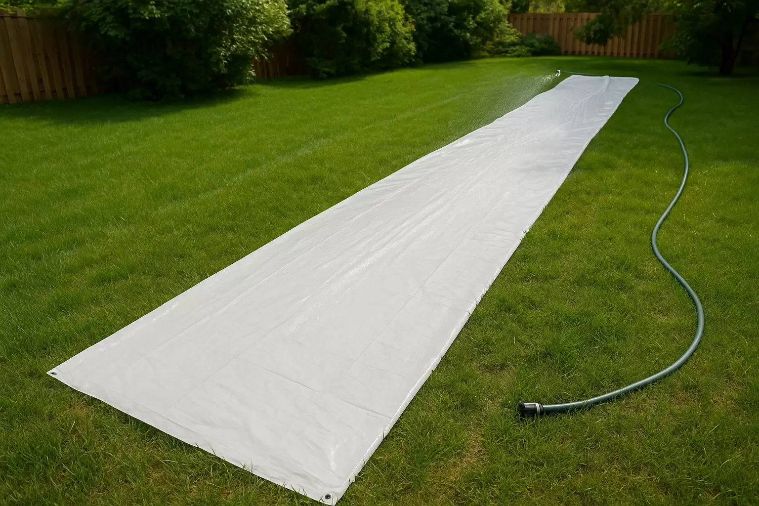 How to Create a Slip and Slide from Everyday Tarps