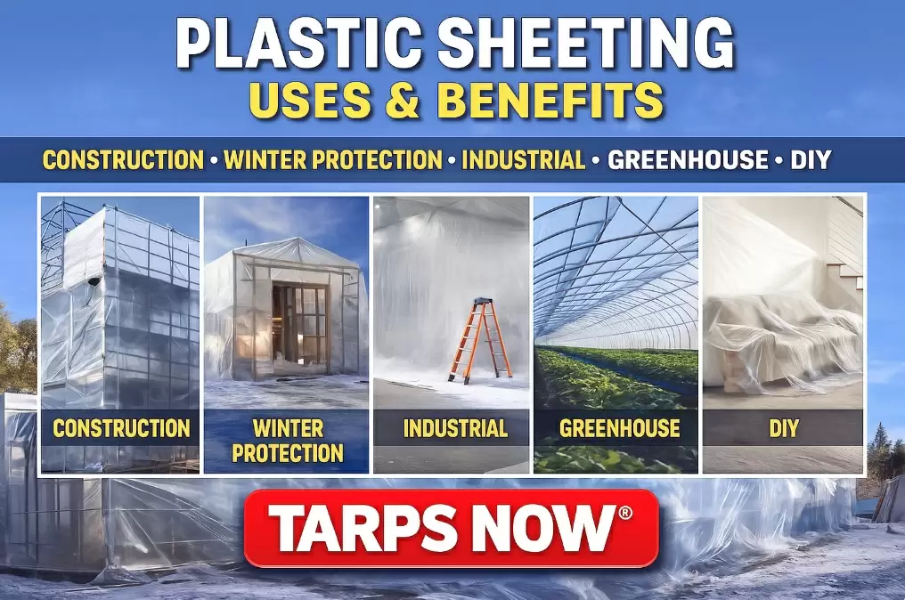 Year-Round Protection Especially in Winter with Poly Sheeting