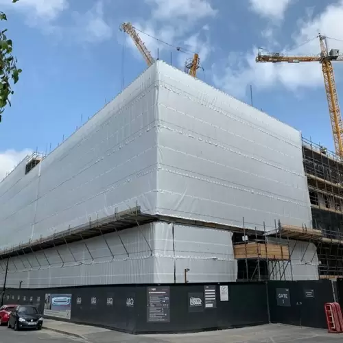 Scaffold Sheeting and Construction Enclosures Secure and Make Jobsites More Productive
