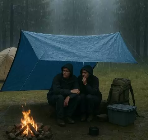 Tarps Deliver Rain Protection